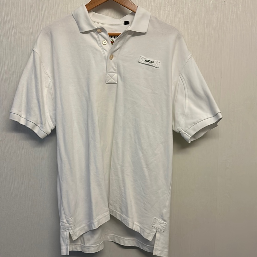 Used Orvis Men’s S/S white polo shirt.
